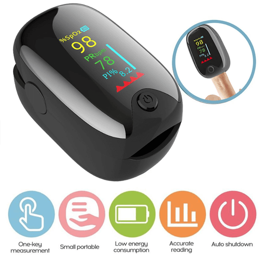 Finger Tip Pulse Oximeter Blood Oxygen meter SpO2 Heart Rate Monitor Saturation