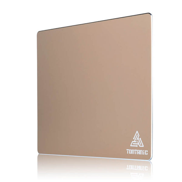 Aluminium Metal Gaming Mouse Pad - Gold